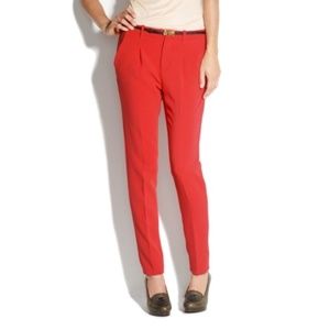 Madewell Orange High-Waisted Trousers Pants Size 0
